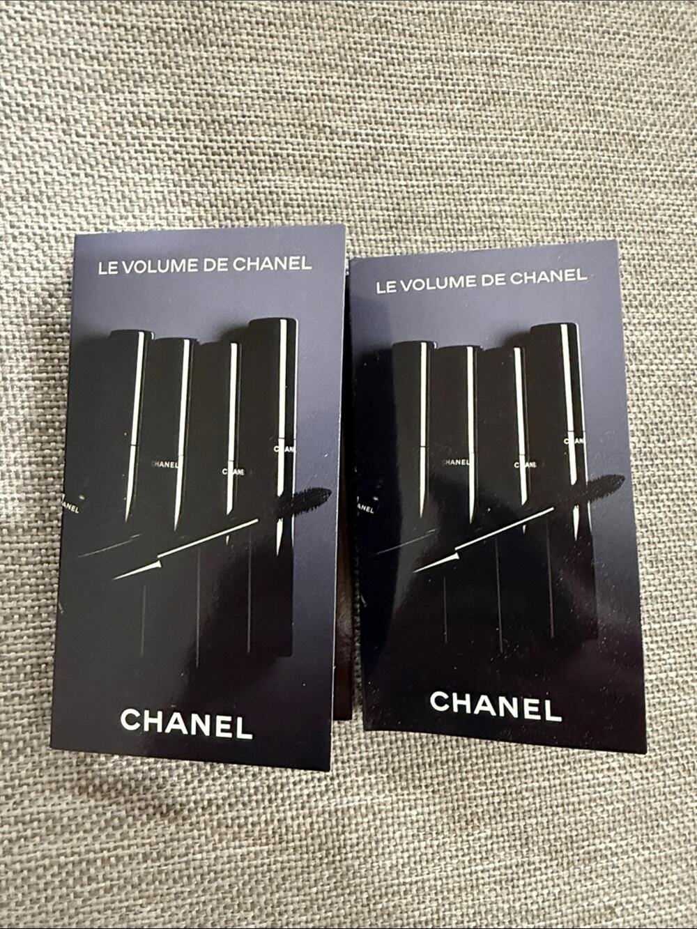 Chanel lê volume de Chanel travel size pack of black mascaras new